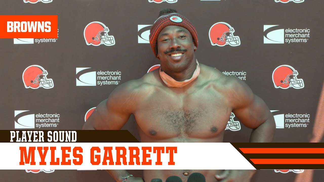 Myles Garrett: "We Have Some Work To Do" - YouTube