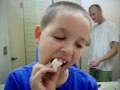 aiden pulling out a tooth