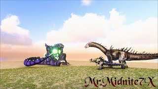 1 Left Standing Ep. 3, Super Godzilla vs Sid's Hybrids Bosses (Ark Survival Evolved)