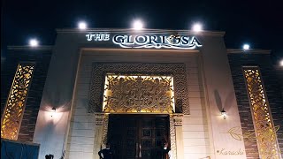 the gloriosa banquet valima reception setup johar karachi weddings