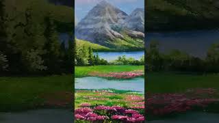 Garden land acrylic Painting #painting #paint #painter #paintcooo #art #artist #acrylipainting