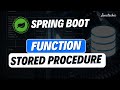 Spring Boot |  Stored Procedures & Functions Hands-On Guide | @Javatechie