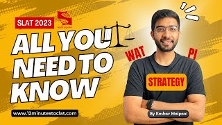 SLAT 2023: All you Need to Know I Aptitude Test with WAT and PI I Keshav Malpani