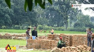 নিয়ম না মেনে জনবহুল এলাকায় ইটভাটা, ক্ষুব্ধ এলাকাবাসী