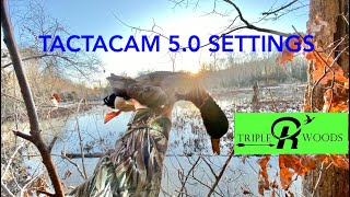 Tactacam 5.0 Waterfowl Settings - Arkansas Duck Season