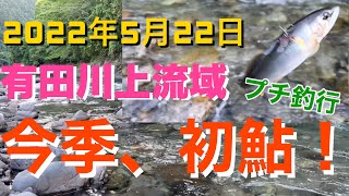 2022年5月22日、有田川初鮎釣行！