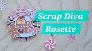 Rosette process video @ScrapDiva29 #scrapdivadesigns