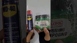 WD40 \u0026 Waxpol Rubbing Compound #shortvideo #shorts #trending #viral #wd40 #viralvideo #short