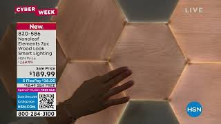 Nanoleaf Elements 7piece Wood Look Smart Lighting