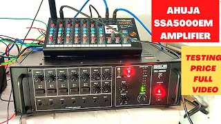 AHUJA SSA5000EM AMPLIFIER TESTING PRICE FULL VIDEO