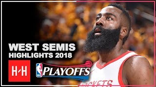 James Harden  Series Highlights vs Utah Jazz | 2018 NBA Playoffs WSCF