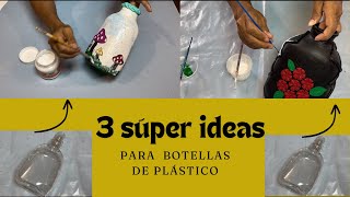 FLOREROS DIY- Reutilizando envases de plástico.