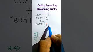 Coding Decoding Reasoning in Hindi | Coding Decoding Shortcuts | #shorts