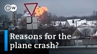 How are Russia and Ukraine reacting to the plane crash? | DW News