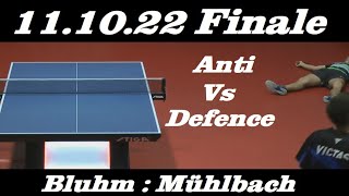 FINALE ...Antispin Vs Defence 🔥👍 | @TTCS2011  Mühlbach : Bluhm