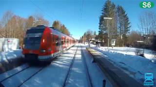 Führerstandsmitfahrt 2019 S-Bahn München - S6 Tutzing - Ostbahnhof