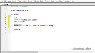 16 C Ternary Operator Conditional Operator CPP Video Tutorials for Beginners