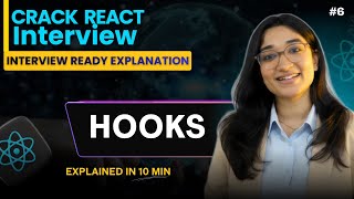 React Hooks Explained in 10 Minutes | Beginner to Interview Level | React Interview Question 2026