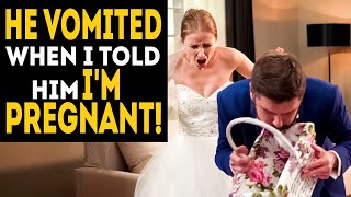 Fiance threw up after finding out about my pregnancy