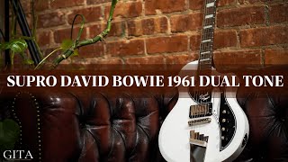 Supro Limited Edition David Bowie 1961 Dual Tone In Artic White - Guitars In The Attic