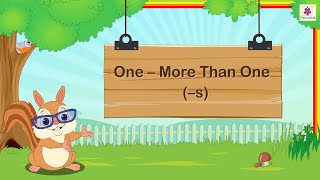 One - More Than One | Plural By Adding '-s' | English Grammar \u0026 Composition Grade 1 | Periwinkle