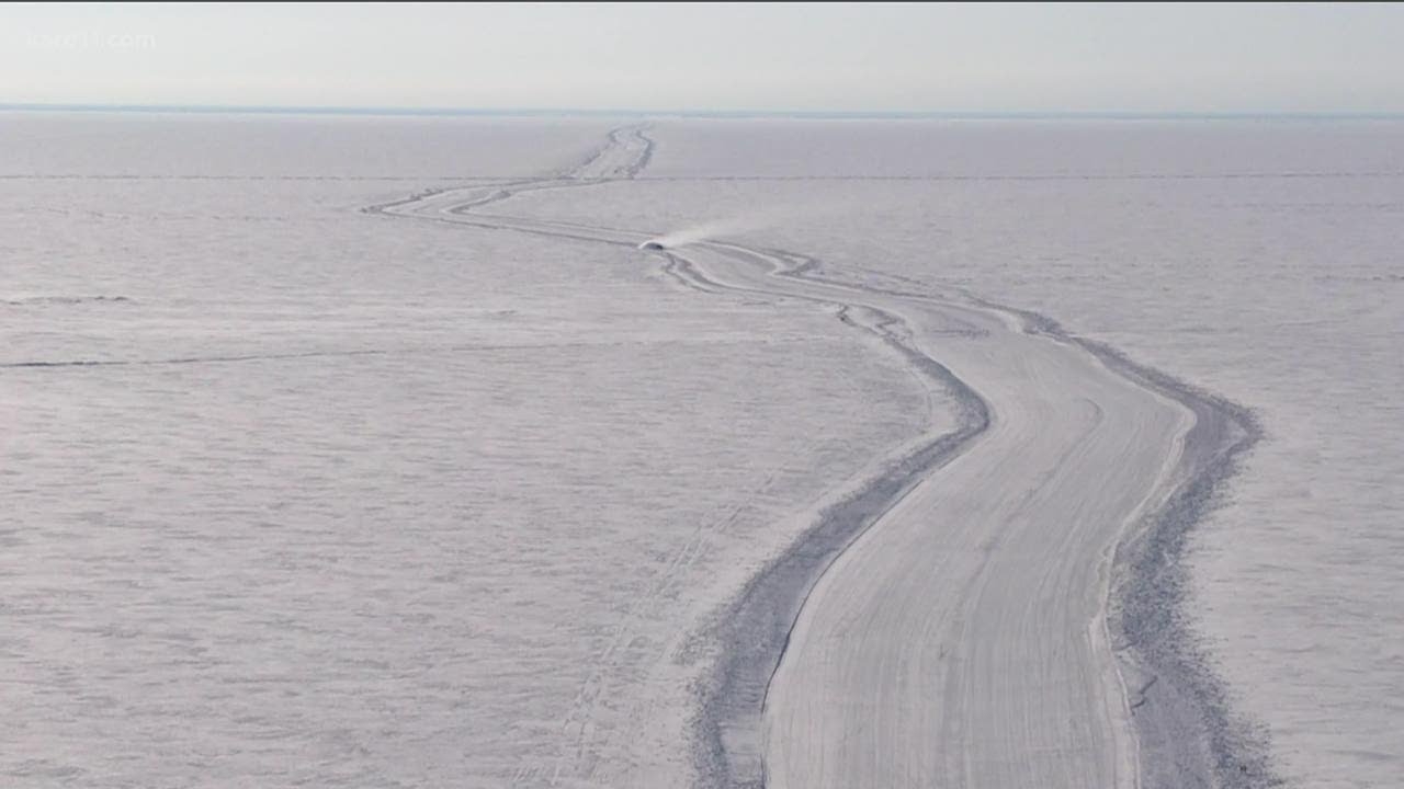 Cut off from rest of U.S. by Canada, Minnesota's Northwest Angle builds a 22-mile ice road