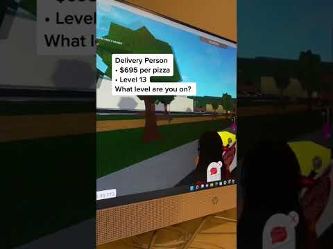 Pizza Delivery Highest Paid Bloxburg Job. #bloxburg #roblox #gamergirl ...