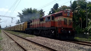 First run of 06035 Ernakulam~ Nagappattinam JN/Velankani Summer special via Punalur,chengottai