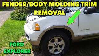 Fender/Body Molding Trim Removal....Ford Explorer 2002-2005