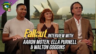 Is The Ghoul & Lucy Ship A Thing?? | Ella Purnell, Aaron Moten & Walton Goggins Fallout S2 Interview