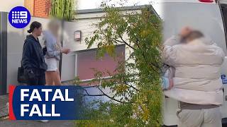 Murder charges and three arrested after fatal balcony fall | 9 News Australia