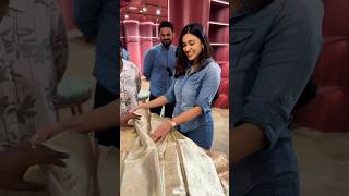 Anju Kurian Engagement Outfit Selection  @mloft_changanassery  #anjukurian #engagement #wedding