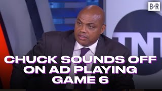 Chuck Is "Really Pissed" That Lakers Played Anthony Davis In Game 6 | NBA on TNT
