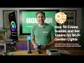 How To Create Scenes and Set Timers for Wi-Fi Garden Lights