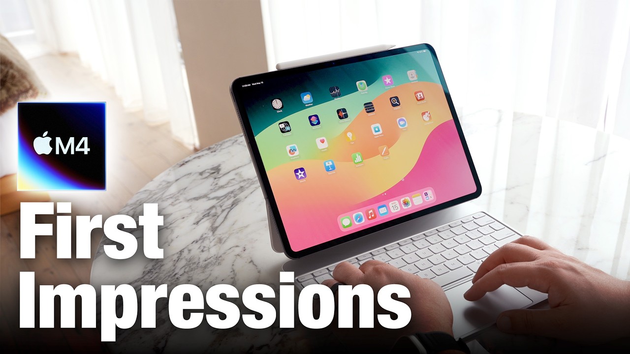 M4 Oled Ipad Pro First Impressions It S Beautiful ёяшн Youtube