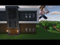 minecraft how to build a modern mansion house tutorial 51