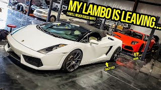 One Of My "Cheap" Lamborghinis Is LEAVING! (You'll NEVER Guess Why) - Garage Update Episode 3