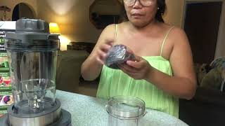 Ninja Twisti High Speed Dou Blender| Unboxing. Fresh Green Smoothie | How to make it.