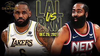 Los Angeles Lakers vs Brooklyn Nets Full Game Highlights | 2021 Christmas Day | FreeDawkins