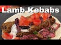 Mediterranean Lamb Kebabs with Sumac Red Onions