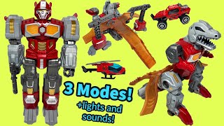 Transforming Robot Dinosaur Toy! 3 Cool Modes!