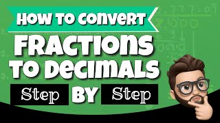 Convert Fractions To Decimals Full Lesson And Examples