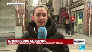 Strasbourg shooting: 'Manhunt taking place on the ground and in the air'