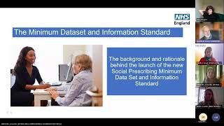 The national social prescribing information standard and minimum data set from NHSE
