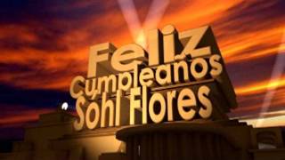 Feliz Cumpleaños Sóhl Flores