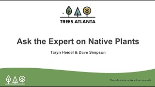 Ask the Experts on Native Plants