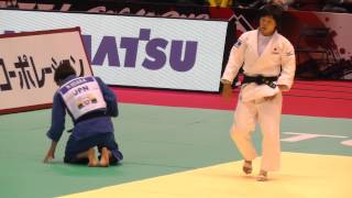 Judo 宇髙菜絵 vs 山本杏 女子57kg級 準決勝 柔道グランドスラム東京2013.11.29