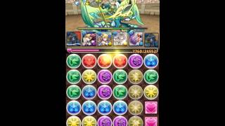 【パズドラ】「チャレンジダンジョン！6」 Lv8 蒼鎖の星海神・アンドロメダ PT ノーコン