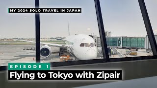 [EPISODE 1] Flying to Tokyo with Zipair | My 2024 Solo Travel in Japan