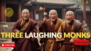 From Laughter to Inspiration || Three Laughing Monks' Zen Motivation Story || English Corner ||